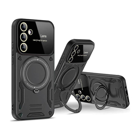 Tuff-Luv Rugged Case & Stand for Samsung Galaxy A15 5G Black MF2807