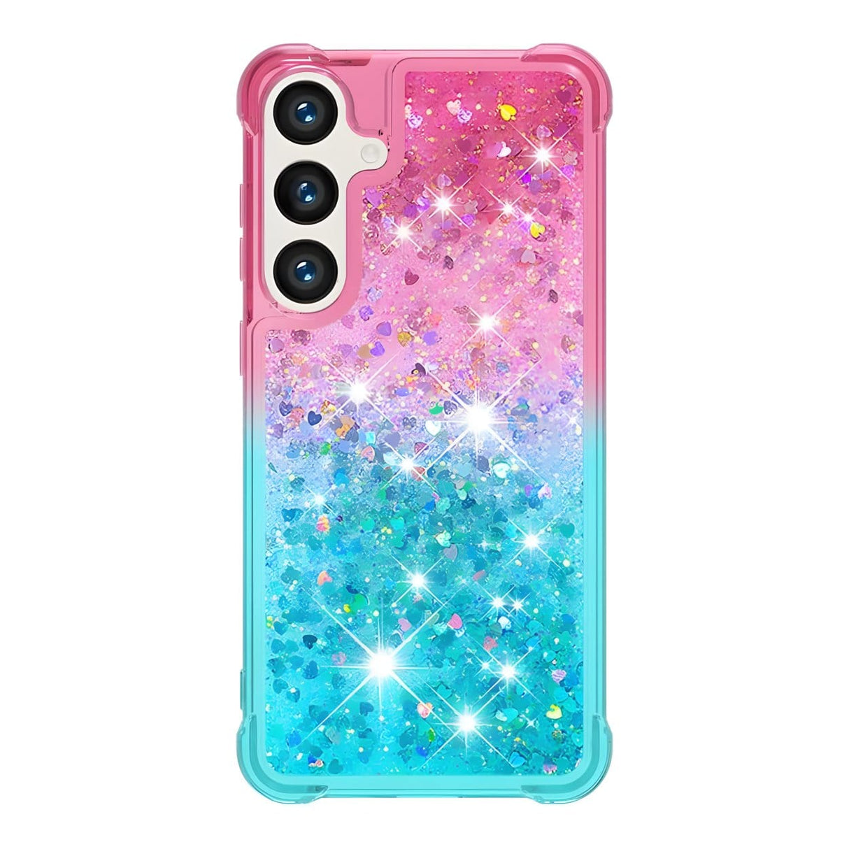Tuff-Luv Glitter Bomb Bling Case for Samsung A15 5G Pink MF2810