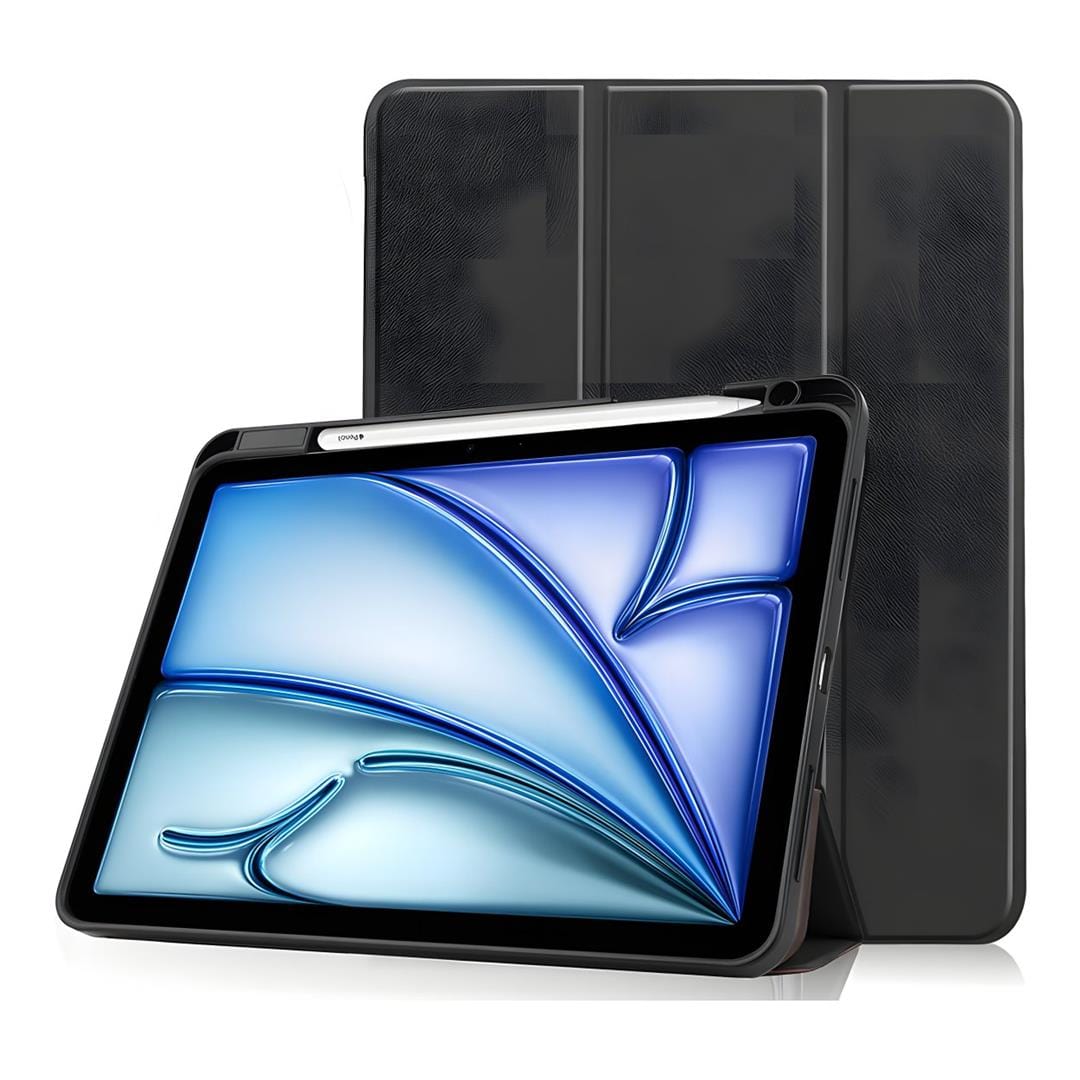 Tuff-Luv Ultra-Thin Essentials Slim Folio Case for iPad Air 11M2/M3 Black MF2932