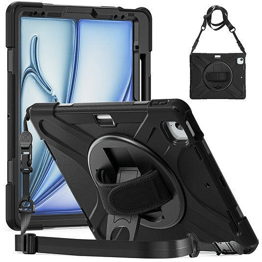 Tuff-Luv Armour Jack Rugged Stand Case for Apple iPad Pro 11 Black