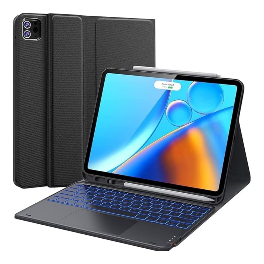 Tuff-Luv Bluetooth Folio Case and Keyboard with TrackPad for Apple iPad Pro 13 M4 MF2943