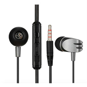 Tuff-Luv X2 Wired Earbuds with Mic Black MF3152