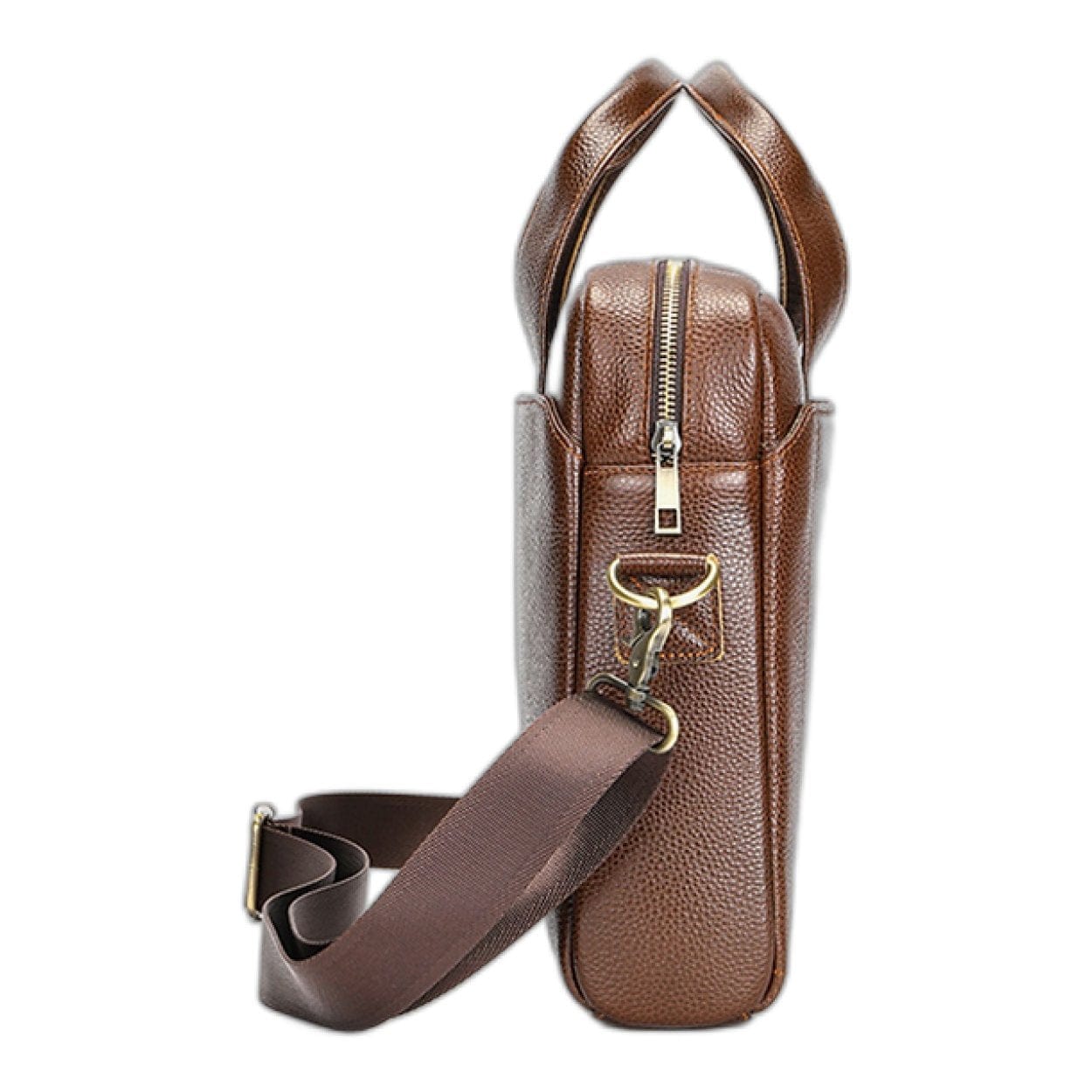 Tuff-Luv Genuine Leather 13-14-inch Laptop Bag Dark Brown MF3600