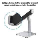 Tuff-Luv MF3619 9-14-inch Anti-Theft Adjustable Tablet Stand with Secure Lock