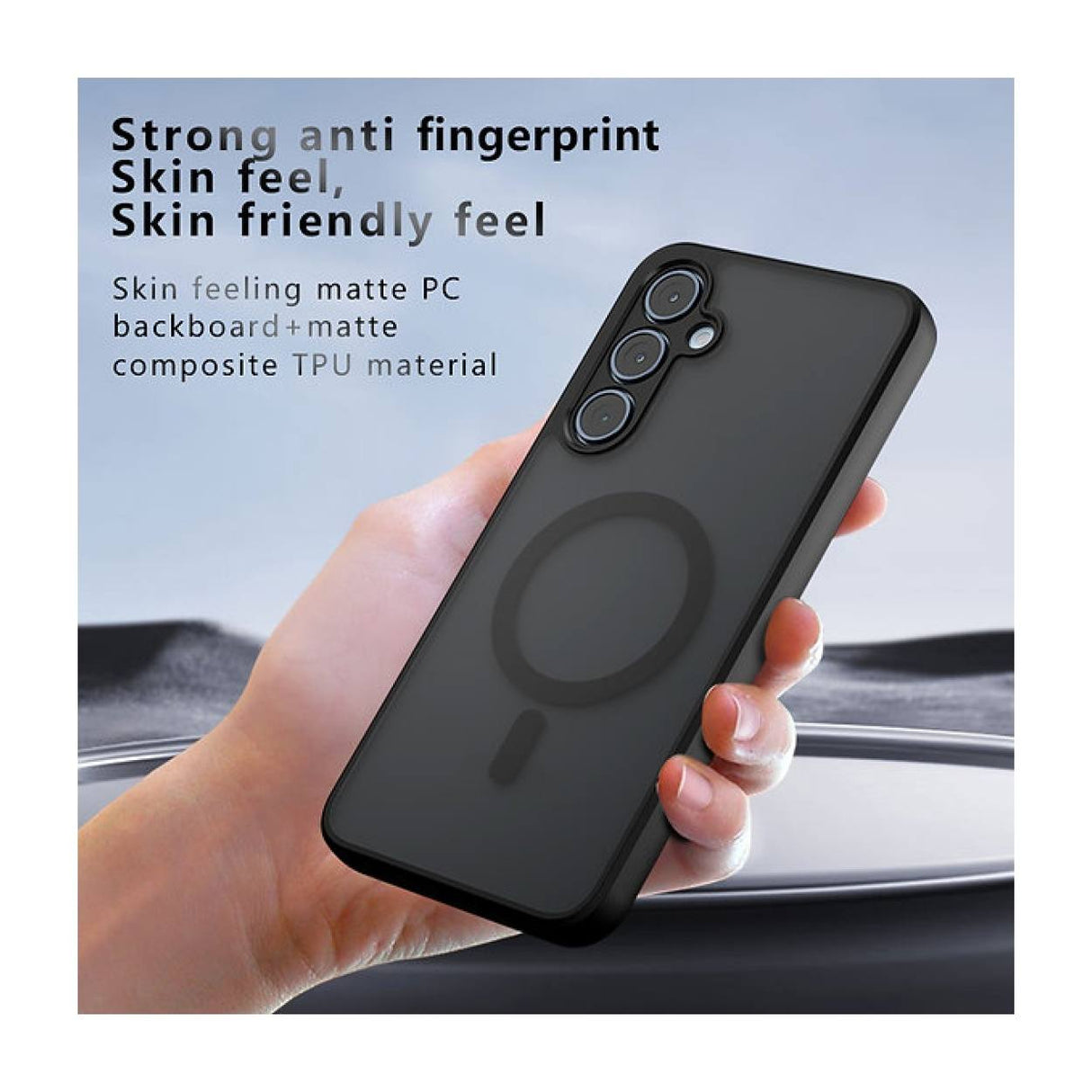 Tuff-Luv MagSafe Rugged Case for Samsung Galaxy A25 Black Clear MF3656