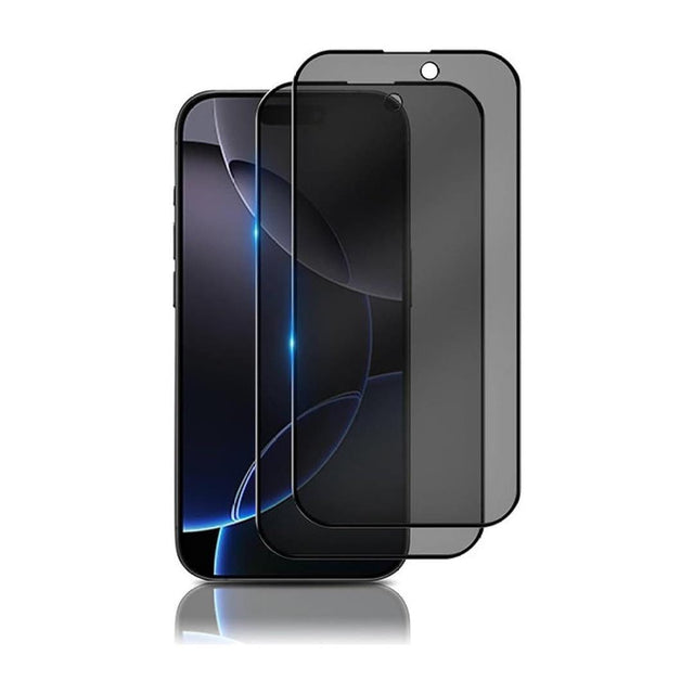 Tuff-Luv 2.5D Tempered Privacy Filter Glass for Apple iPhone 16 Pro Dark MF3671