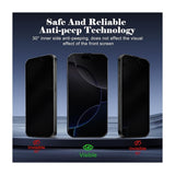 Tuff-Luv 2.5D Tempered Privacy Filter Glass for Apple iPhone 16 Pro Dark MF3671