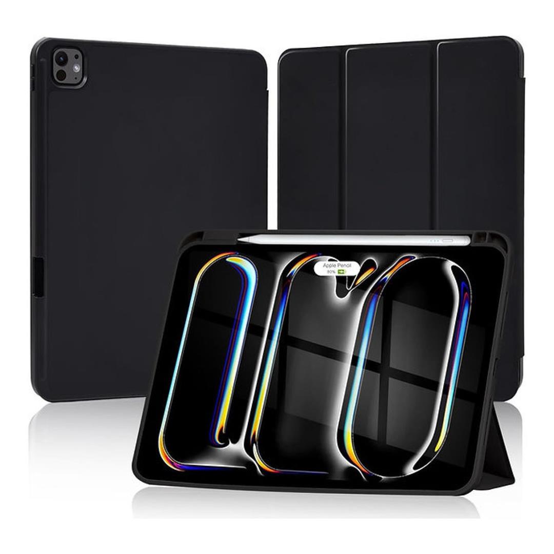 Tuff-Luv Smart Folio Case with Pencil Holder for Apple iPad Pro 11-inch M4/M5 Black MF3746