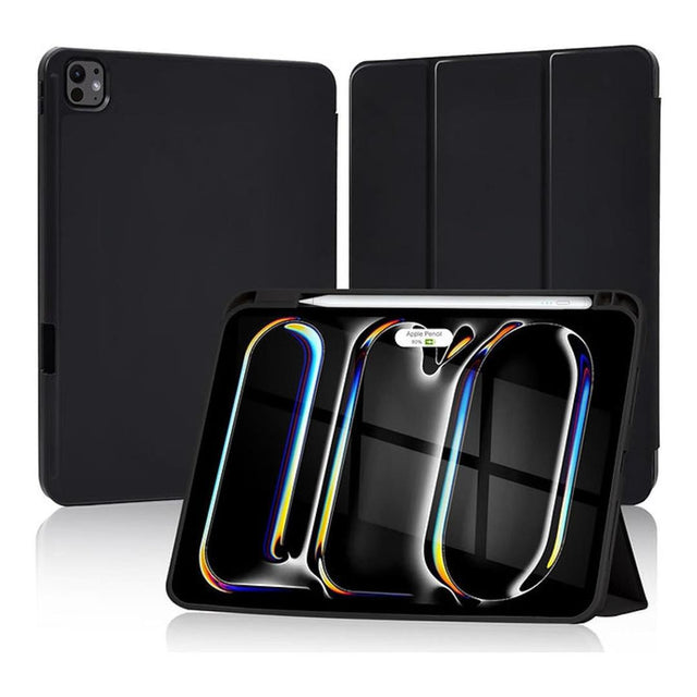 Tuff-Luv Smart Folio Case with Pencil Holder for Apple iPad Pro 11-inch M4/M5 Black MF3746