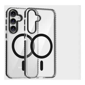 Tuff-Luv Magnetic Charging PC/TPU Shell Case for Samsung Galaxy S25 MF3814