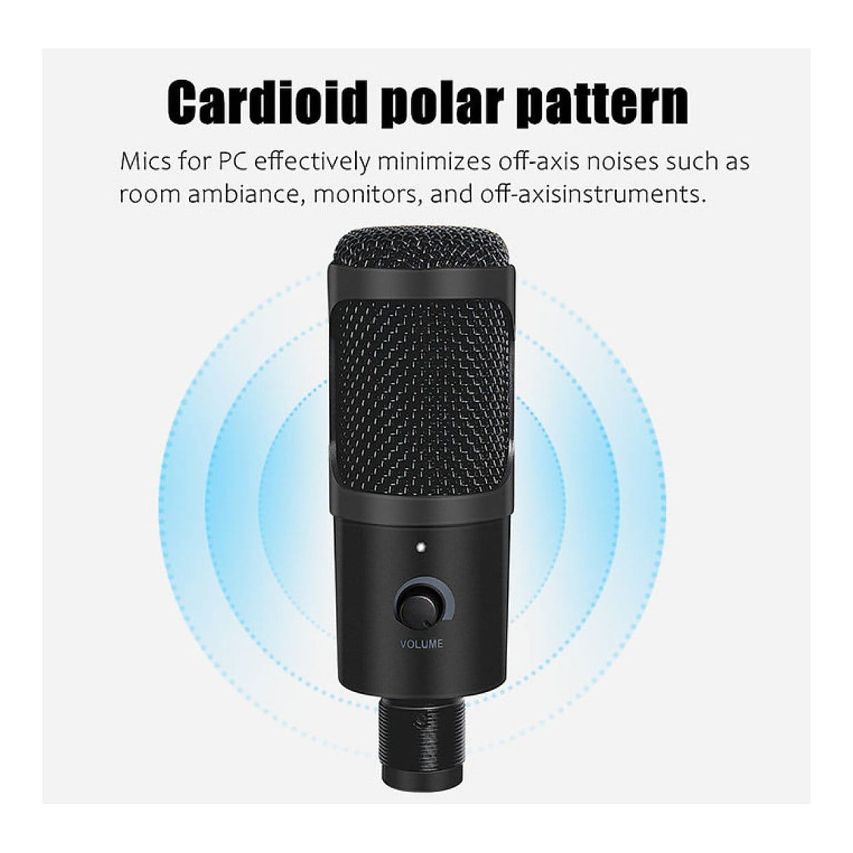 Tuff-Luv USB-A Condenser Microphone with Tripod Black MF3850