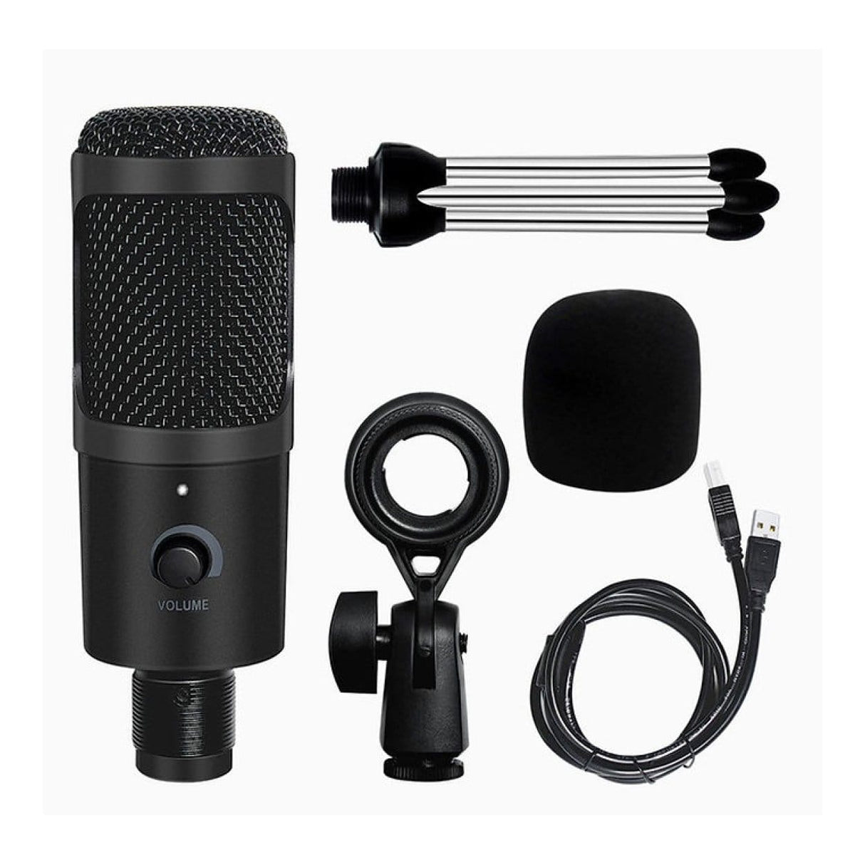 Tuff-Luv USB-A Condenser Microphone with Tripod Black MF3850