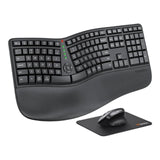 Tuff-Luv Split Arch Ergonomic Wireless Keyboard and Mouse Combo Black MF3860
