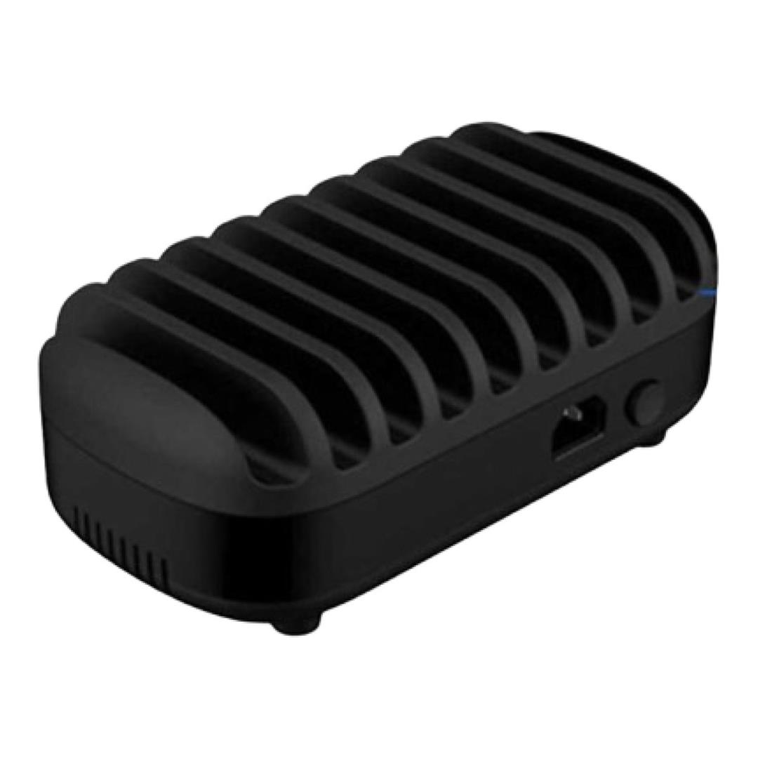Tuff-Luv 10-Port 120W Multi-Device USB-A Charging Station Black MF3889