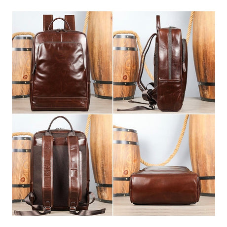 Tuff-Luv MF3937 Genuine Leather 16-inch Notebook BackPack