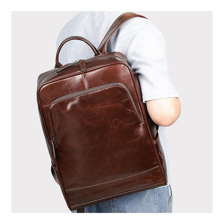 Tuff-Luv MF3937 Genuine Leather 16-inch Notebook BackPack