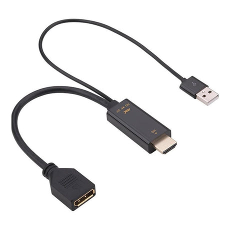 Tuff-Luv MF3960 HDMI to DisplayPort Adapter Cable Black
