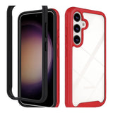 Tuff-Luv Rugged Vault Case with Built-In Screen Protector for Samsung Galaxy A56 5G Red MF4050