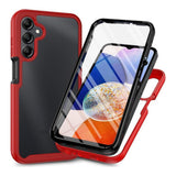 Tuff-Luv Rugged Vault Case with Built-In Screen Protector for Samsung Galaxy A36 5G Red MF4051