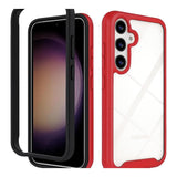 Tuff-Luv Rugged Vault Case with Built-In Screen Protector for Samsung Galaxy A36 5G Red MF4051