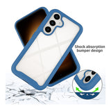 Tuff-Luv Rugged Vault Case with Built-In Screen Protector for Samsung Galaxy A26 5G Blue MF4055