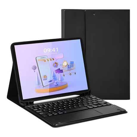 Tuff-Luv Universal Tablet Keyboard Case with Touchpad for 9 to11-inch Tablets Black MF4084