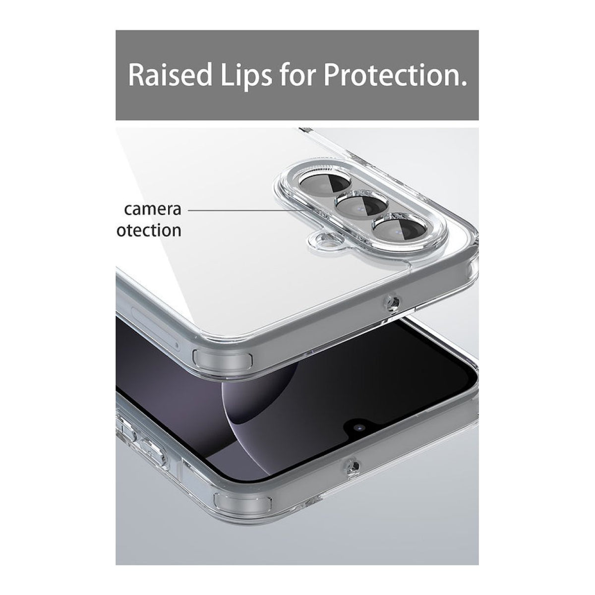 Tuff-Luv Crystal Clear Acrylic Shell Case for Samsung Galaxy A17 5G MF4147