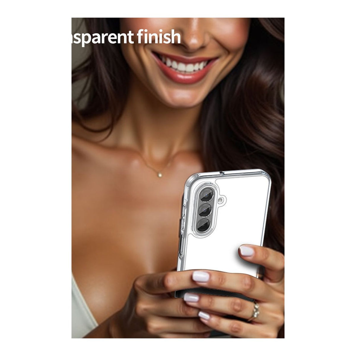 Tuff-Luv Crystal Clear Acrylic Shell Case for Samsung Galaxy A17 5G MF4147