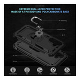 Tuff-Luv MF4148 Rugged Case and Stand for Galaxy A17