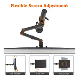 Tuff-Luv Adjustable Swing Arm Monitor Stand for 13–32-inch Monitors MF4168