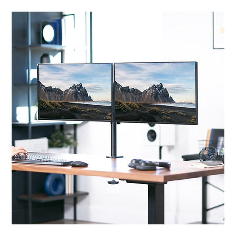 Tuff-Luv Dual Swing Arm Monitor Stand for 13–32-inch Monitors MF4169