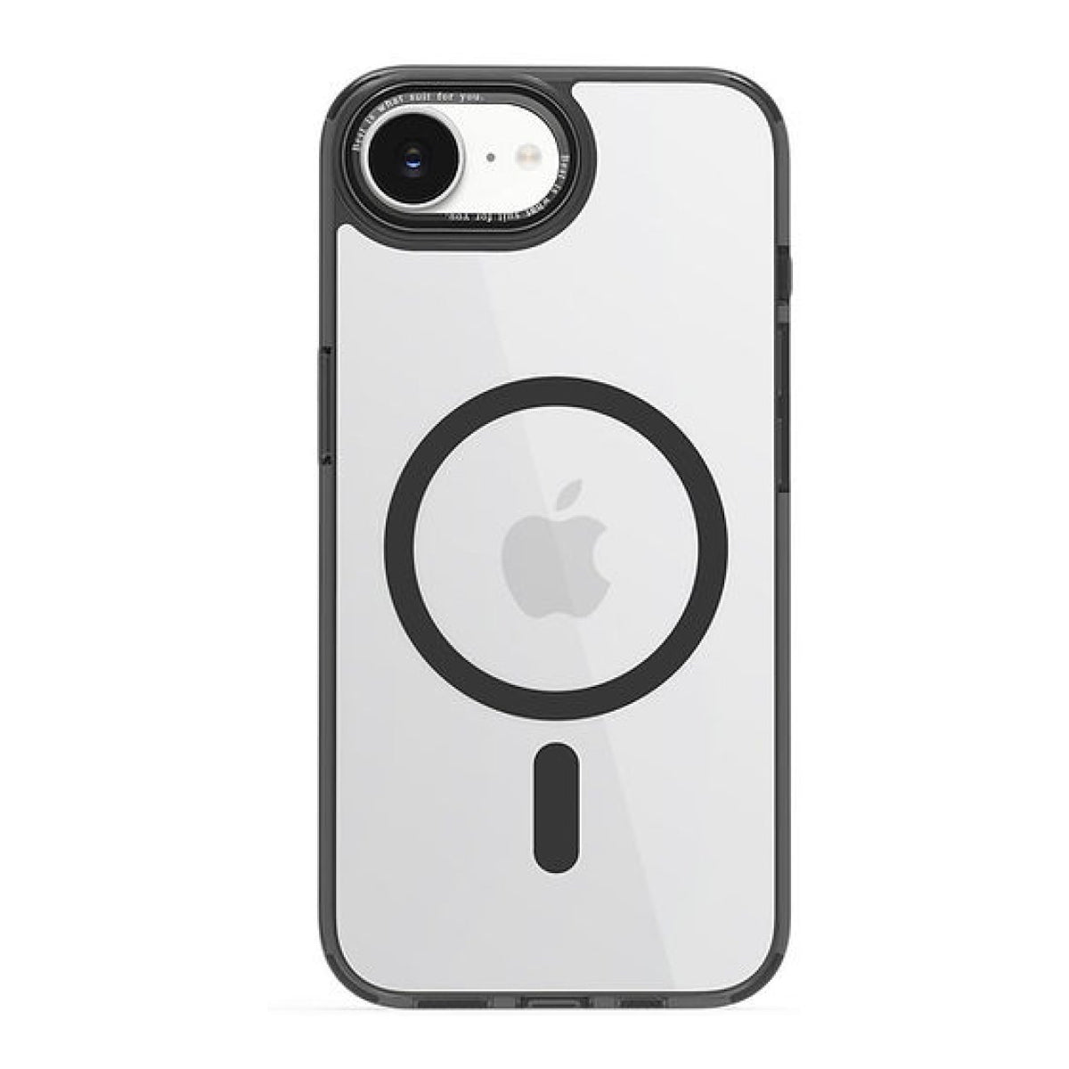 Tuff-Luv Tough Acrylic 2-Tone MagSafe Case for Apple iPhone 16e/17e Clear/Black MF4171