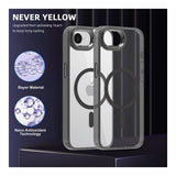 Tuff-Luv Tough Acrylic 2-Tone MagSafe Case for Apple iPhone 16e/17e Clear/Black MF4171