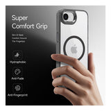 Tuff-Luv Tough Acrylic 2-Tone MagSafe Case for Apple iPhone 16e/17e Clear/Black MF4171