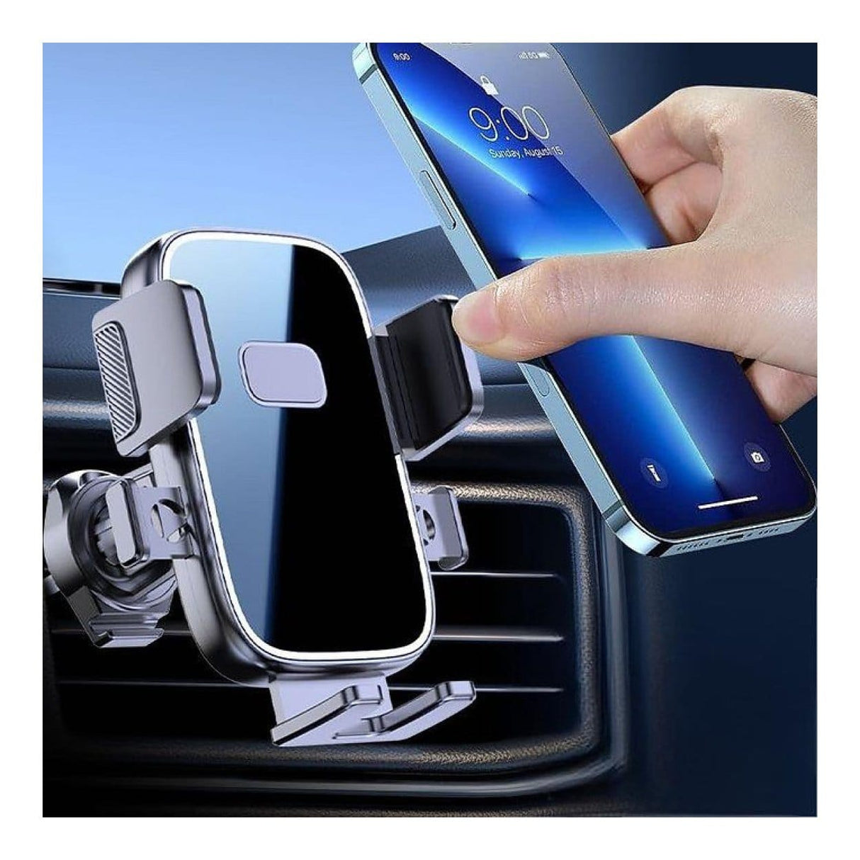 Tuff-Luv Car Air Vent Mount Mobile Phone Holder for Phones 4.7 to 6.7-inches MF4175