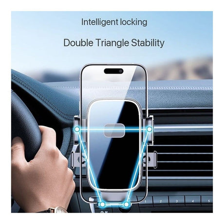 Tuff-Luv Car Air Vent Mount Mobile Phone Holder for Phones 4.7 to 6.7-inches MF4175