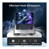 Tuff-Luv 6 Quiet Fans Notebook Cooler for 12-17-inch Notebooks Black MF4178