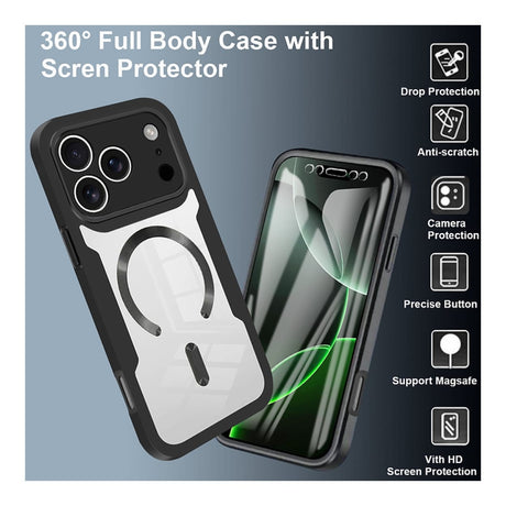 Tuff-Luv MagSafe Case with Built-in Screen Protector Compatible with iPhone 17 Pro MF4192