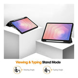 Tuff-Luv Essentials Folio Case with Pen Slot For Galaxy Tab S11 X730/ X736 Black MF4208