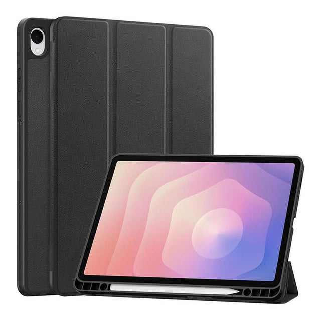 Tuff-Luv Essentials Folio Case with Pen Slot For Galaxy Tab S11 X730/ X736 Black MF4208