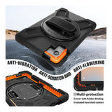 Tuff-Luv Armour Jack Rugged Case with Strap for Galaxy Tab A11 SM-X133/X135 Black MF4212