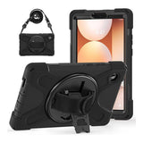 Tuff-Luv Armour Jack Rugged Case with Strap for Galaxy Tab A11 SM-X133/X135 Black MF4212