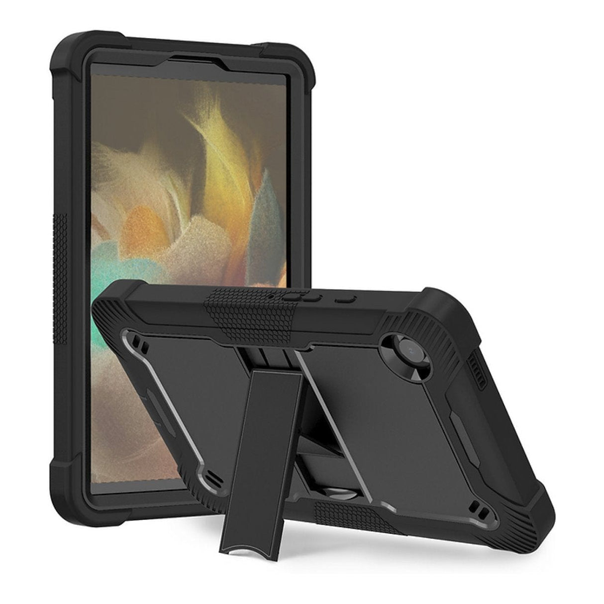Tuff-Luv Rugged Case with Stand For Galaxy Tab A11 SM-X133/X135 Black MF4216