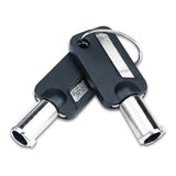 Tuff-Luv 1.8m Premium T-Bar Steel Wire Security Anti-Theft Cable Notebook Lock with Key MF4241