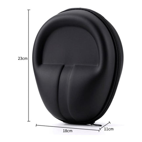 Tuff-Luv SoundForm Rugged EVA Foldable Large Headphone Carry Case Black MF4268