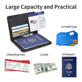 Tuff-Luv RFID Passport Holder and Luggage Tag Set Black MF4281
