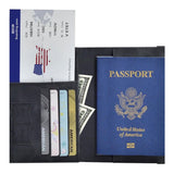 Tuff-Luv RFID Passport Holder and Luggage Tag Set Black MF4281
