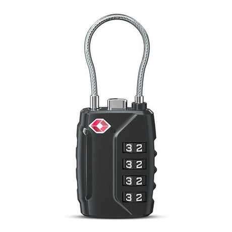 Tuff-Luv TSA 4-Digit Combination Luggage Locks 2-Pack Black MF4293