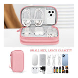 Tuff-Luv Essential Waterproof Travel Charger/PowerBank and Cable Organizer Pink MF4305