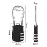 Tuff-Luv MF4321 TSA 3-Digit Combination 2-Lock Set